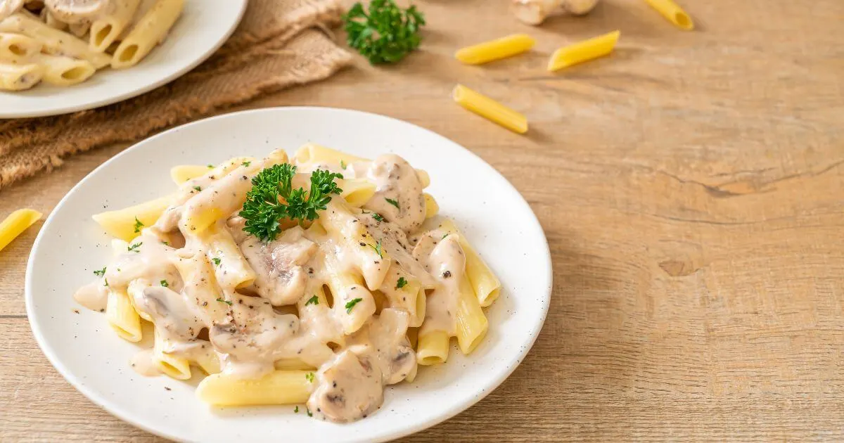 chicken mushroom pasta