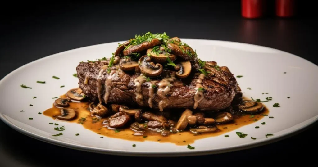 Beef Steak with Mushroom