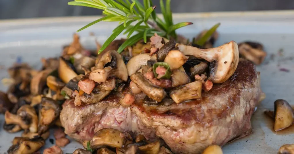 Beef Steak with Mushroom