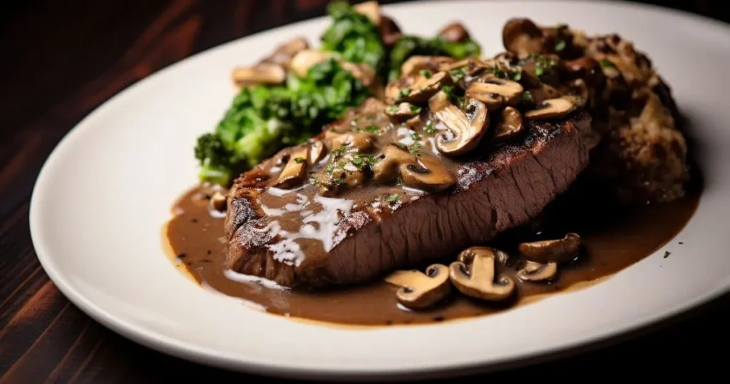 Beef Steak with Mushroom